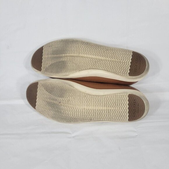 Cole Haan Grand OS Leather Sneakers Men Size 11 Lace Up Low Top Brown Casual - Picture 8 of 13